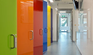 Glass Door, Toughened Glass, Stainless Steel, Hospital Door, Cleanroom Door, Clean room Door, NHS Door, Tempered Glass Door, Maglock, APR Door,