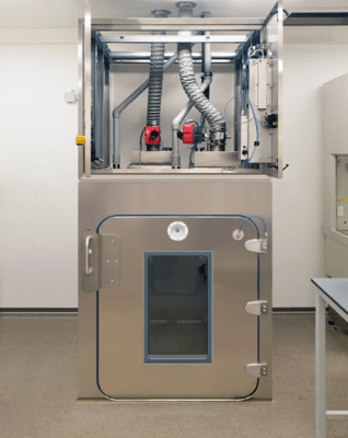 viriroclinics, high containment, decontamination, material decontamination, decon, cleanroom, HPV, VHP, Log6, medical research, lab, laboratory,