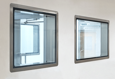 Cleanroom vision panel