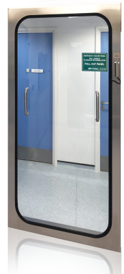 break out panel, vision panel, escape panel, cleanroom